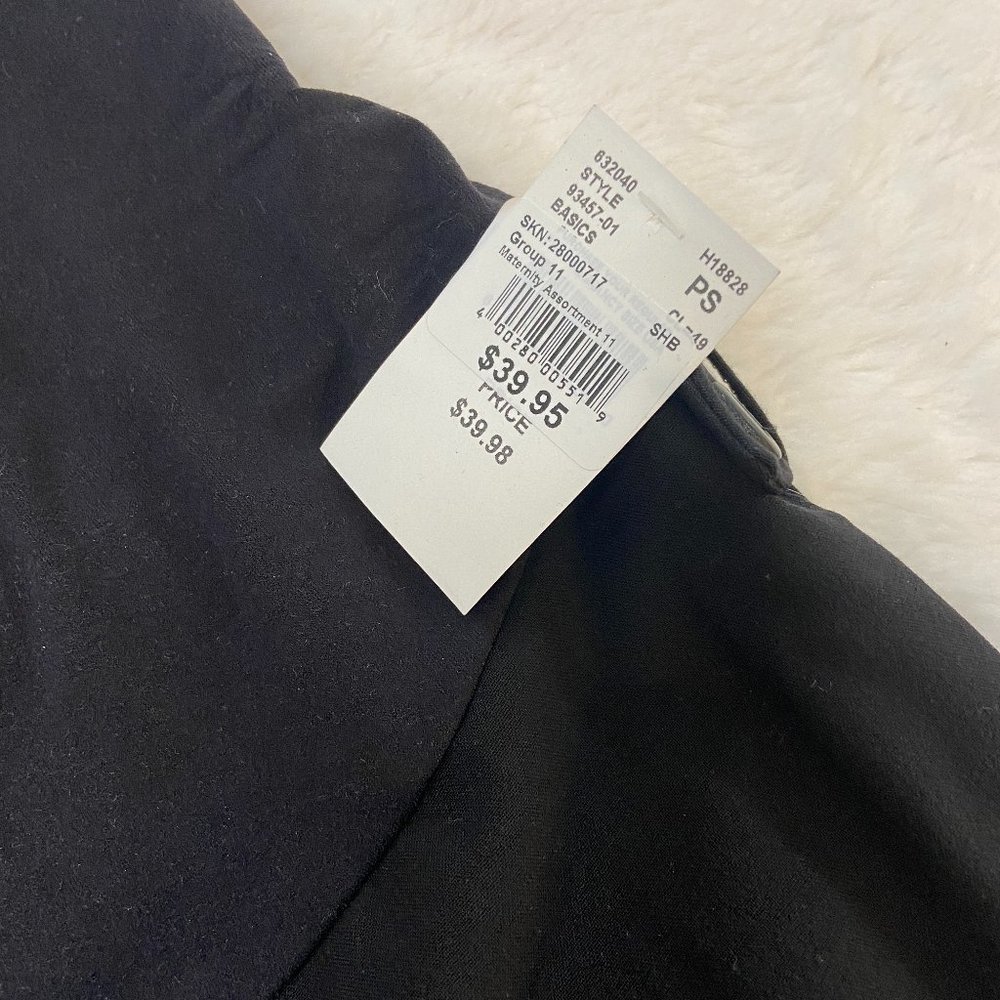 Motherhood Maternity Petite Stretching Suiting Straight Leg Pant Black P… - Picture 10 of 13